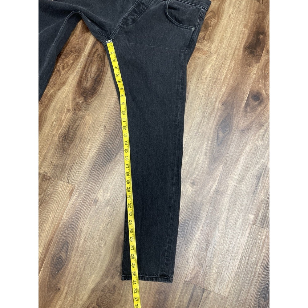 Taylor Stitch Slim Denim Jeans Fly Button Black Cotton Selvage Size 31x32 - Picture 11 of 13